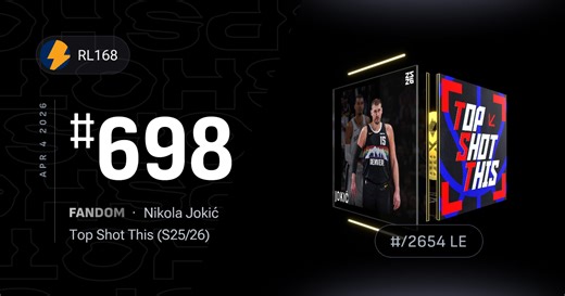 Jokić Buries Sombor Shuffle OT Dagger - Owned by RL168 | NBA Top Shot