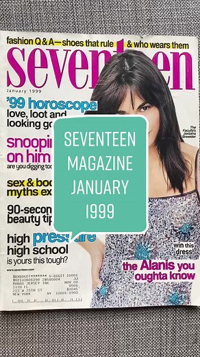 Seventeen Magazine: Nostalgia from January 1999