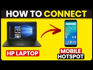 How To Connect HP Laptop To Mobile Hotspot (How To Use Mobile Hotspot With HP Laptop)