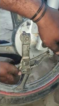 (JMD) Motor bike brake setting Jamuna Deva workshop