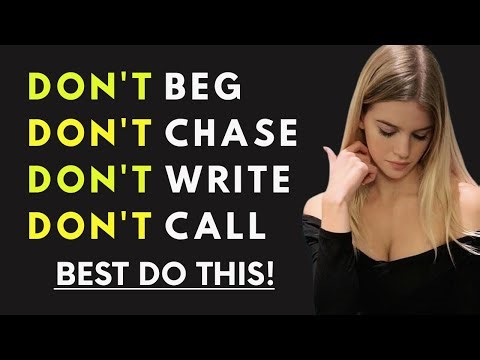 MUST WATCH! - How to Make a Woman Deeply Regret Losing You (Listen Carefully)”