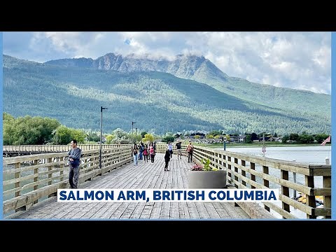 Salmon Arm Walking Tour (McGuire Lake and Wharf) 🇨🇦