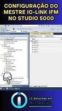 IO-Link IFM Master Configuration in Studio 5000 #iolink #ifm #studio5000 #rockwellautomation #plc