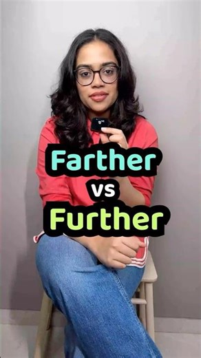 Difference Between Farther and Further | Confusing Words in English | Learn English With Ananya