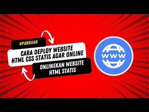 Cara Hosting Website HTML CSS Statis Agar Online 24 Jam