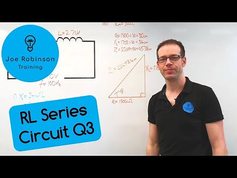 How to Calculate Inductive Reactance & Impedance for a Resistor & an Inductor connected in Series Q3