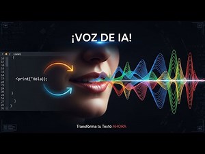 Convierte Texto a Voz con Inteligencia Artificial 🎙️ | Guía Paso a Paso 2025