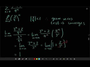 Infinite series - Limit comparison test