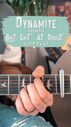 Dynamite (Chorus) - @bts_official_bighit #guitartutorial #guitarlesson using the @paulreedsmithguitars A40E #dynamite #dynamitebts #btsdynamite #bts #btsarmy #bts_official_bighit #btsguitar #kpop #kpopfyp #guitar #guitarra #guitartok #guitarchords #guitarlessons #prs #paulreedsmith #prsguitars #g7thcapo