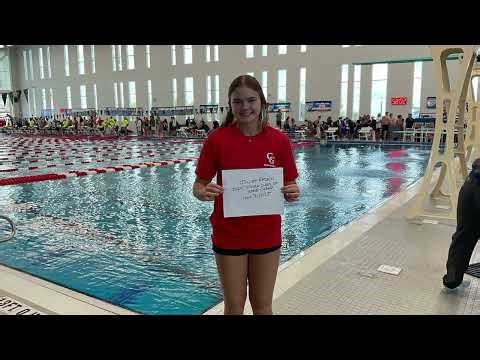 Juliet Radich NISCA All American Diving Application 2026 State Championship