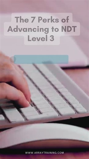 Becoming an NDT (Non-Destructive Testing) Level 3 professional offers several benefits, both in terms of career advancement and personal growth. Level up your NDT career, speak to an advisor today… | Array Training
