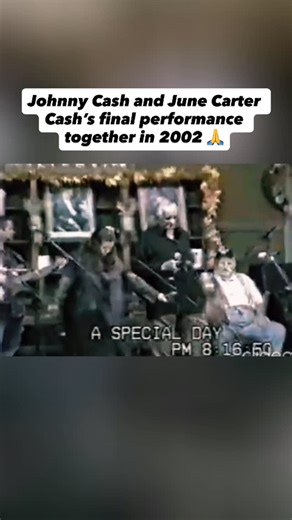 Country Music on Instagram: "Their chemistry was still the same 🥹 In 2002, Johnny Cash and June Carter Cash shared their final performance together, singing their iconic duet Jackson during a live appearance that felt more like a victory lap than a concert moment. By this point, both were in fragile health, but the chemistry that defined their careers—and their marriage—was still unmistakable. Even with age in their voices, the playful back-and-forth that made “Jackson” famous remained intact. 