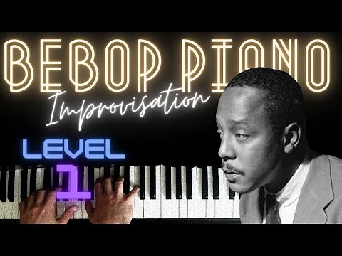 Bebop Blues in C - Play and Rest Approach │Jazz Piano Lesson #23