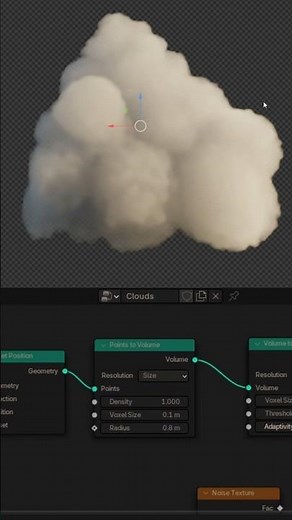 How to make Realistic Clouds in BLENDER, a short tutorial #blender