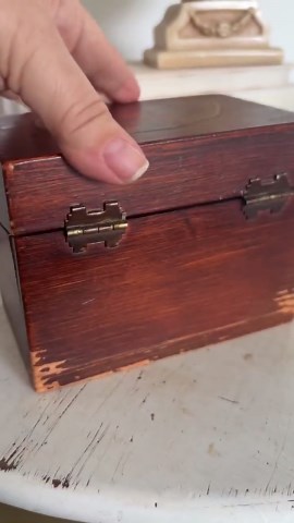 Primitive Wooden Recipe Counter Box With Lid, Cottage Core Home Decor, Storage for Recipes, Kitchen Farmhouse Prim Decor, Rustic Wood Box - Etsy