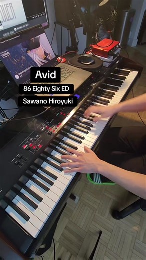 Day 86: Avid (86) #86 #sawanohiroyuki #anime #piano #cover #soundtrack #100daychallenge #fyp