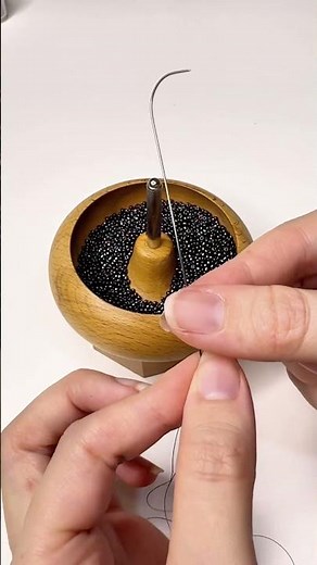 Using a bead spinner for Tambour Embroidery