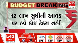 3 comments | Union Budget 2025 | નોકરીયાત વર્ગ માટે મોટી જાહેરાત, 12 લાખ રૂપિયાની આવક પર કોઈ ટેક્સ નહીં #budget #budget2025 #BudgetSession #unionbudget #unionbudget2025 #Parliament #nirmalasitharaman | TV13 Gujarati | Facebook