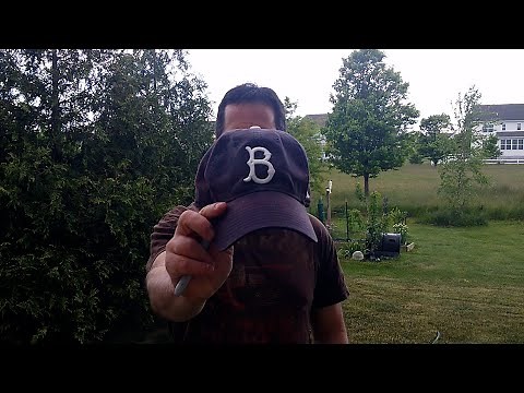 Restoring a faded baseball cap