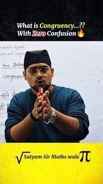 𝐖𝐡𝐚𝐭 𝐢𝐬 𝐂𝐨𝐧𝐠𝐫𝐮𝐞𝐧𝐜𝐲...?? 𝐖𝐢𝐭𝐡 𝐳𝐞𝐫𝐨 𝐜𝐨𝐧𝐟𝐮𝐬𝐢𝐨𝐧🔥#yt #ytshorts #youtube #trending #maths #class10maths