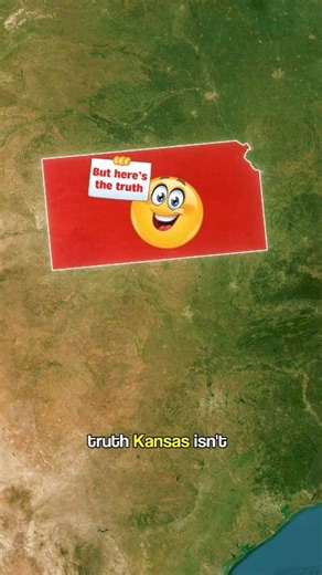 2.7K views · 16 reactions | Why Highways in Kansas Feel Flat (But Aren't)  #geography #facts #america #Kansas #map | LifeMap Insights | Facebook