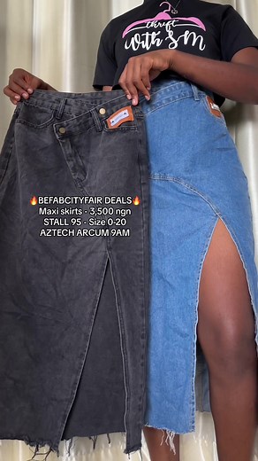 Affordable Denim Maxi Skirts at Befabcityfair - Get Yours Now!