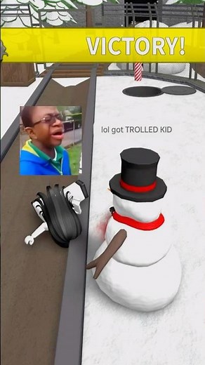 Trolling MM2 players as a Snowman ⛄️ PT.3 #mm2