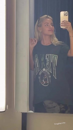 Selfie Struggles: Capturing Real Moments in the Mirror