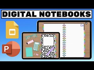 How to use DIGITAL NOTEBOOKS and embed them to SCHOOLOGY