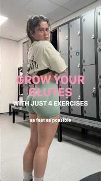 the ONLY 4 glute exercises I do