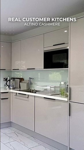 Altino Cashmere High Gloss Kitchen - 3846 - DIY Kitchens