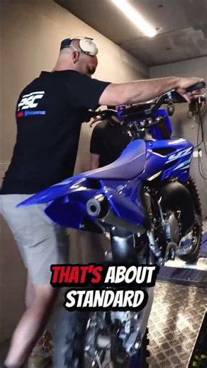 Dyno test for the YZ85 at KeagzShed