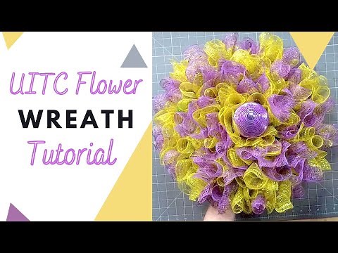 Simple UITC Mesh Flower Wreath! | DecoExchange Tutorial