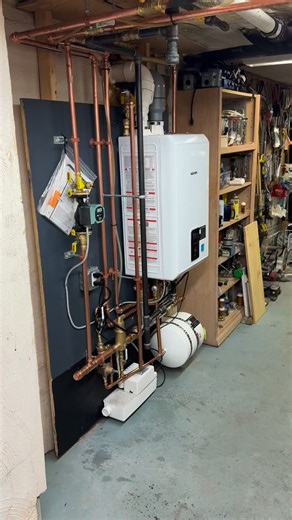 Navien Combi boiler installation!!#Navien #heatingsystem #plumbing #plumber #arlingtonma | East Central Plumbing
