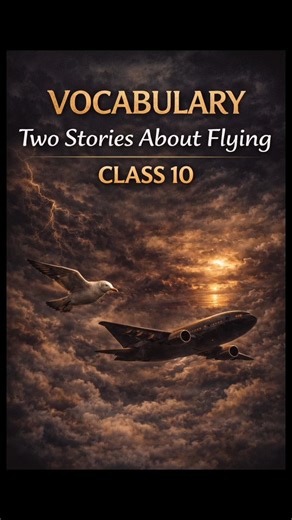 Vocabulary of Two Stories of Flying (Class 10) | Easy + Important Words