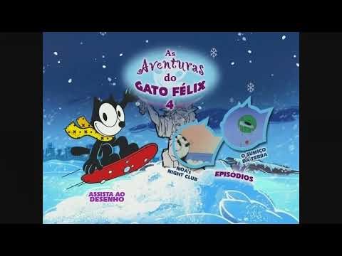 As (novas) aventuras do Gato Felix - MENU DO DVD (BRASIL) VOLUME 4 (Spectra Nova/ Spectra Kids)