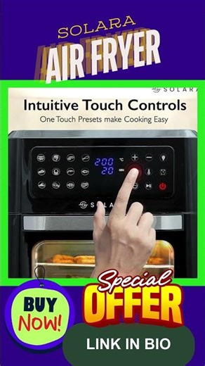 Solara Air Fryer 🔥 Oil Free Cooking 🔥 Best / Must Buy #shorts #kitchen