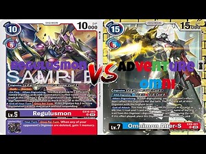 Gammamon/Regulusmon vs Adventure Omnimon | Digimon TCG EX10 Testing