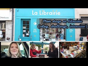 My bookstore internship (vlog, challenge, interviews with booksellers)