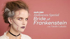 22K views · 167 reactions | Halloween Special: Our digital beauty editor Natalie Lukaitis shows you how to do a Bride of Frankenstein look for Halloween. | Marie Claire UK | Facebook