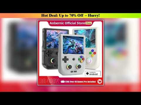 Hands-on ANBERNIC RG406V Portable Game Console 4 IPS Touch Screen Android 13 Unisoc T820 64bit Game
