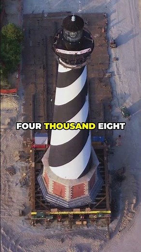 They Moved a Lighthouse #CapeHatterasLighthouse #LighthouseLegends #PreservingHistory #Engineering