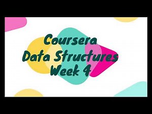 Data Structures , week 4 Answers
