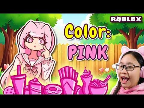 Eating Only ONE Color Challenge! | Roblox | Color Food Eat