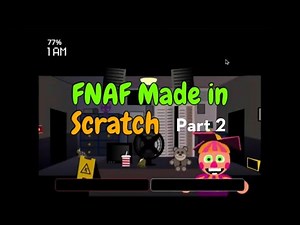 FNAF UCN on Scratch || Work in Progress Part 2 #fnaf #fivenightsatfreddys #fnafucn #scratch #art