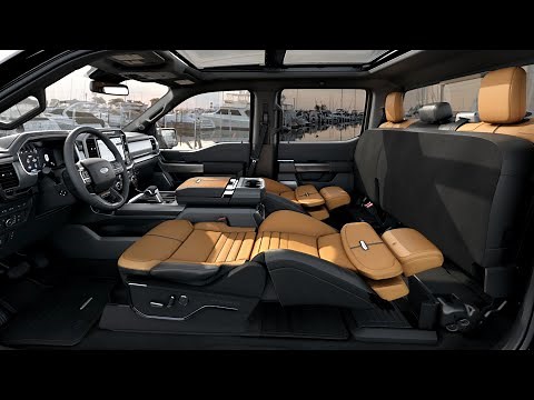New 2023 Ford F150 "Max Recline seats" explained - a bedroom on wheels