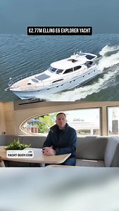 The Elling E6 is a 65 foot CE Category A explorer yacht with a Kevlar reinforced self righting hull a 900 horsepower Volvo Penta D13 main engine and a 75 horsepower auxiliary engine for added offshore redundancy. She’s built for serious range and seakeeping with a 2500 nautical mile cruising range and impressively low noise levels underway. You can watch the full video by heading to the link in my bio and scrolling down to my explorer yacht playlist. #boat #boating #boats #boatlife | Yacht Buoy