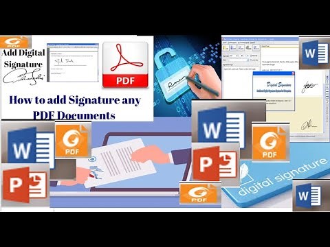 How to sign your signature on your soft copy document