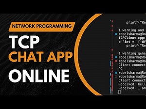100% Working: Chat Application | Write your own Chat application using console | C++