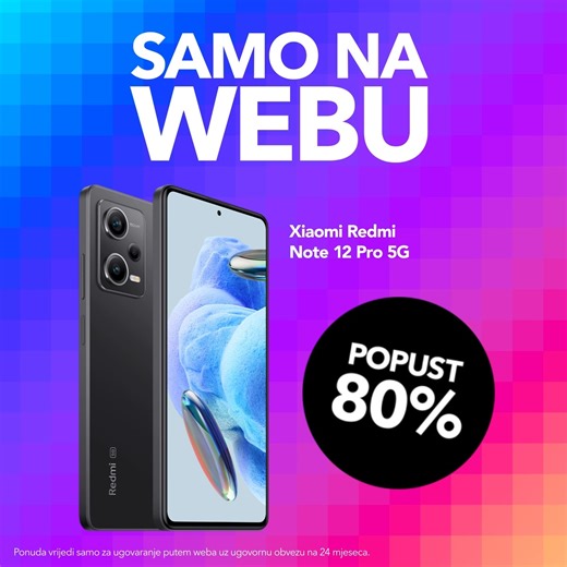 30 reactions · 19 comments | Sunce ne sija samo vani, već i na našem webu! ☀️ Iskoristi priliku i uzmi Xiaomi Redmi Note 12 Pro na popustu 80%. Uz top kameru slikaj do mile volje vjesnike proljeća i dijeli ih s ekipom.  Ponuda je ograničena zato ‍♀️ na naš web!  https://bit.ly/3DmqJDF | Telemach Hrvatska | Facebook